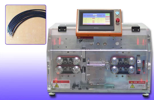 自動シースケーブルストリッピングマシン WPM-30HT - ワイヤーカット＆ストリップマシン
