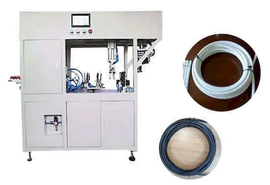 自動ワイヤーカット・コイル・ツイストタイ機 WPM-CRO - ケーブル巻き取り結束機