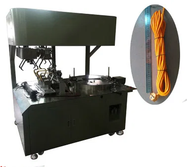 計尺ケーブル巻き取り3点結束機 WPM-83T - 自動ケーブル巻き取り結束機