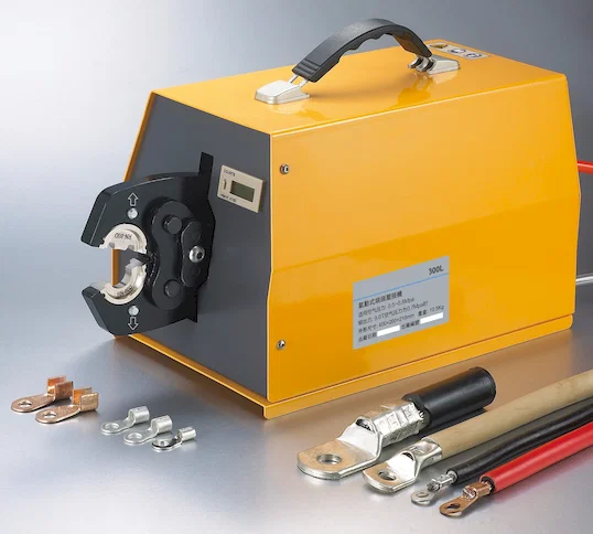 空圧端子圧着機 WPM-300L - 携帯型圧着工具